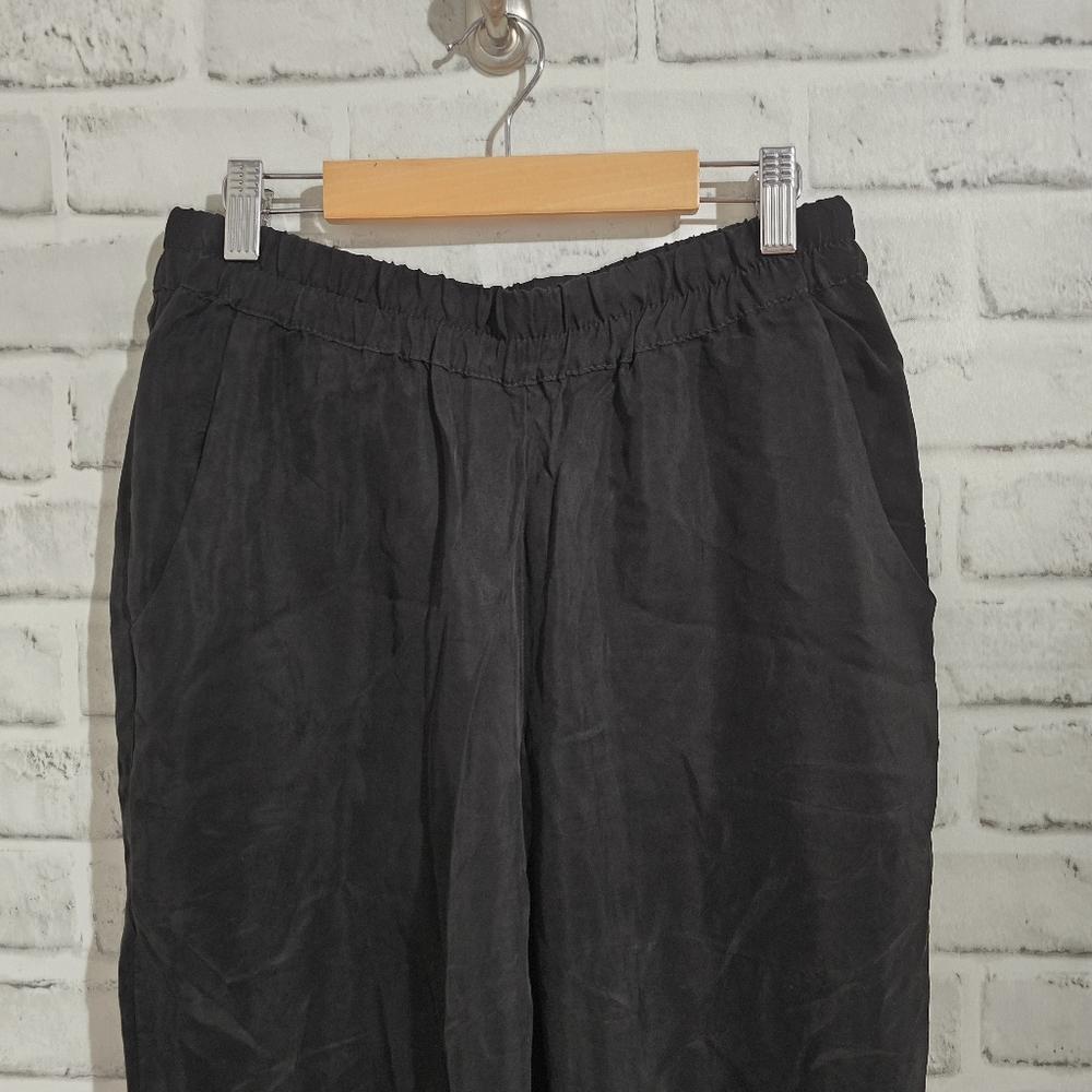 EUC Amour Vert Henri Cupro Jogger Black size S - Picture 8 of 11